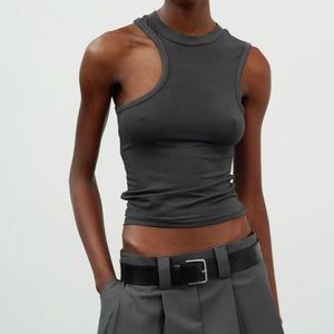 SourceUnknown grey asymmetric tank